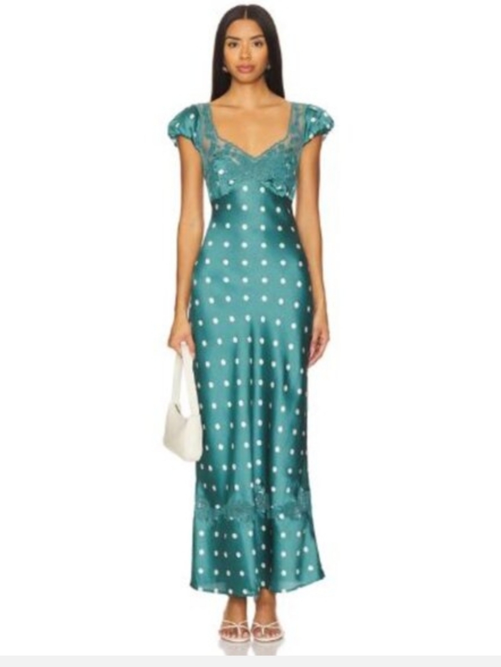 Free People Buttrtfly Babe Maxi Dtrss In Jade Combo